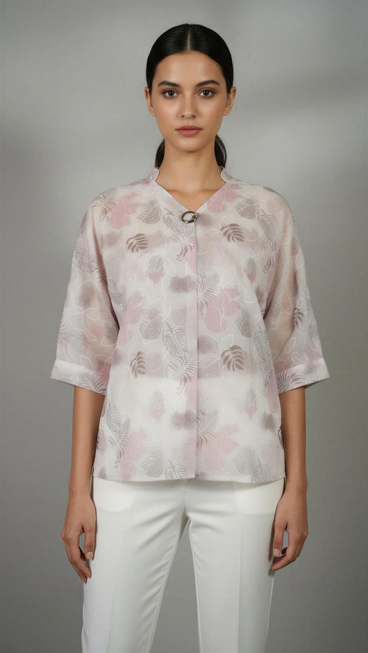 Blush Whisper Botanical Top